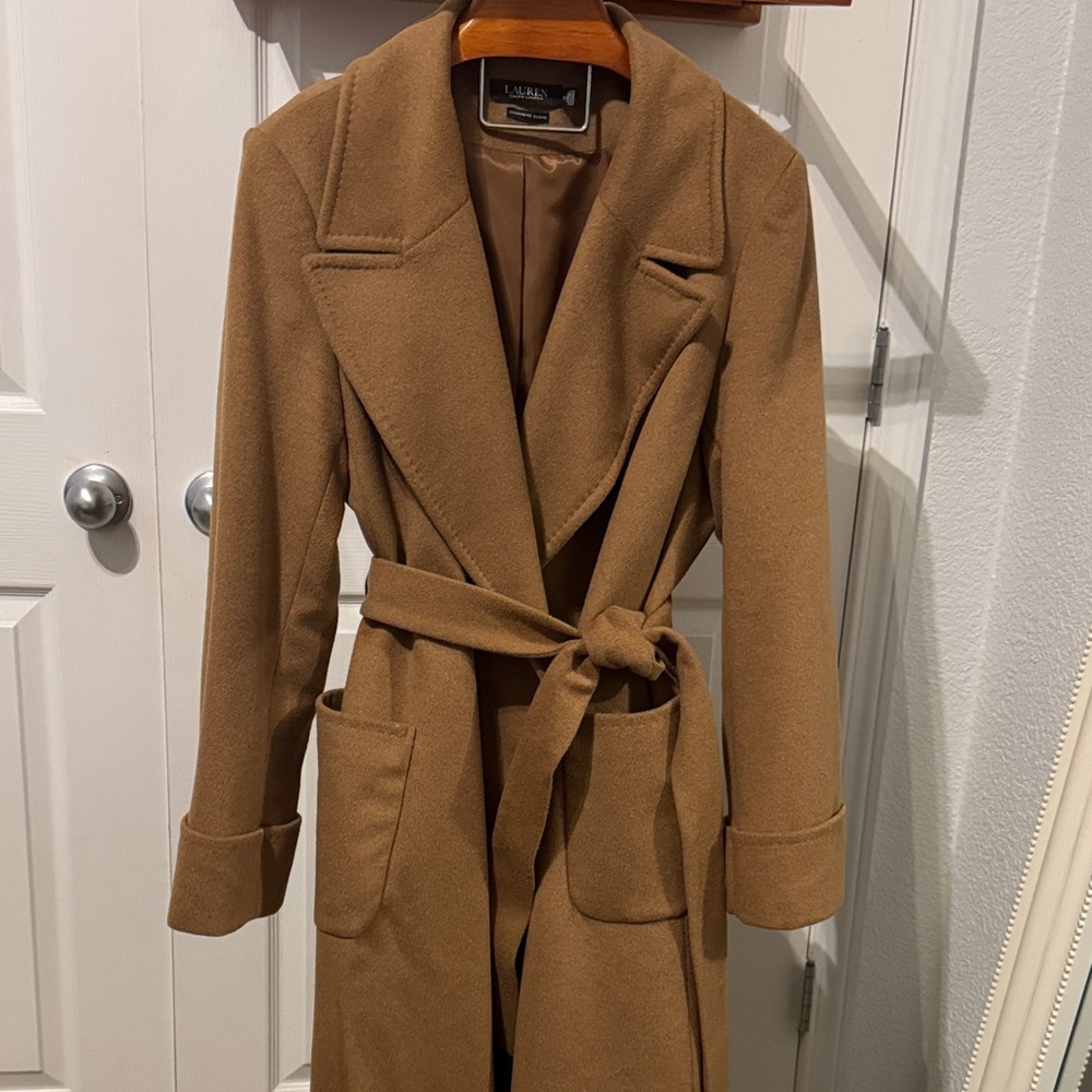 Ralph Lauren Blue Label Tan Trench Coat